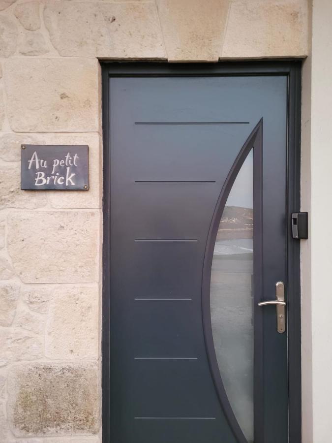 Au Petit Brick - Cosy Beachfront House Maupertus-sur-Mer ภายนอก รูปภาพ